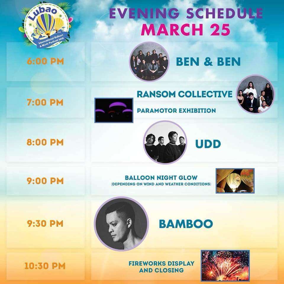 Lubao International Balloon and Music Festival March 25, 2018