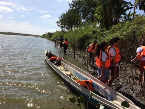 Planted 1,000 mangrove propagules along riverbank of Lubao Bamboo Hub on March 3,201 (10)