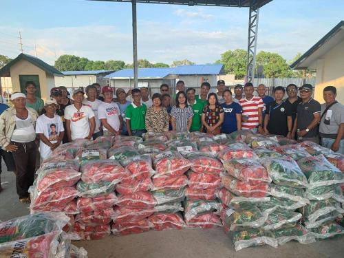 Distribution of Hybrid Seeds to Hundreds of Farmers of Barangay San Pedro Saug, San Pedro Palcarangan and Del Carmen